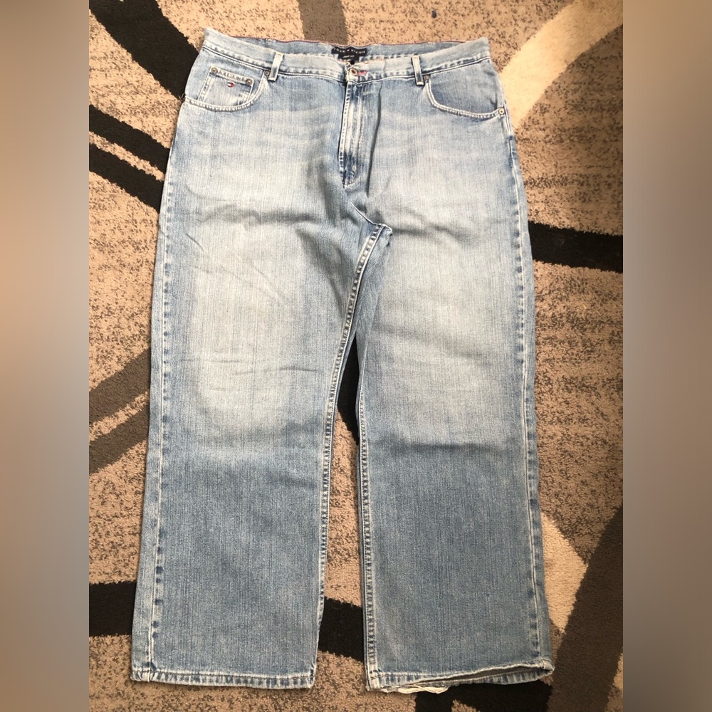 Tommy Hilfiger Light Blue Straight Leg Jeans